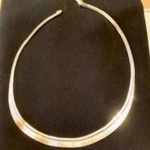 Italian Sterling Silver Flat Chain